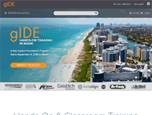 Tablet Screenshot of gidedental.com
